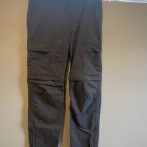 REI Kids Zip Off Hiking Pants Size 14-16 Dark Gray